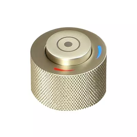 Arezzo Brushed Brass Industrial Style 1-Touch Basin Tap 2 Arezzo Brushed Brass Industrial Style 1-Touch Basin Tap - Image 2