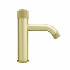 Arezzo Brushed Brass Industrial Style 1-Touch Basin Tap 11 Arezzo Brushed Brass Industrial Style 1-Touch Basin Tap -Basin Taps Shop AZIS1TBB d5 460