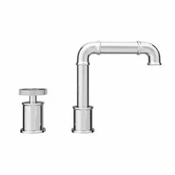 Arezzo Chrome 2TH Industrial Style Deck Mounted Basin Mixer -Basin Taps Shop AZISCH02 n d3 460