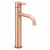 Arezzo Round Rose Gold High Rise Mono Basin Mixer Tap