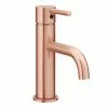 Arezzo Round Rose Gold Basin Mono Mixer Tap