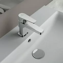 Ideal Standard Cerafine D Single Lever Mini Basin Mixer with Pop-up Waste -Basin Taps Shop BC719AA D3 460