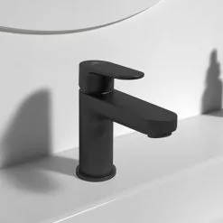 Ideal Standard Cerafine O Silk Black Mini Basin Mixer -Basin Taps Shop BC722XG D2 460