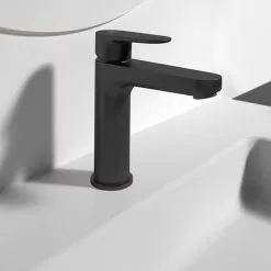 Ideal Standard Cerafine O Silk Black Basin Mixer -Basin Taps Shop BC724XG D3 460