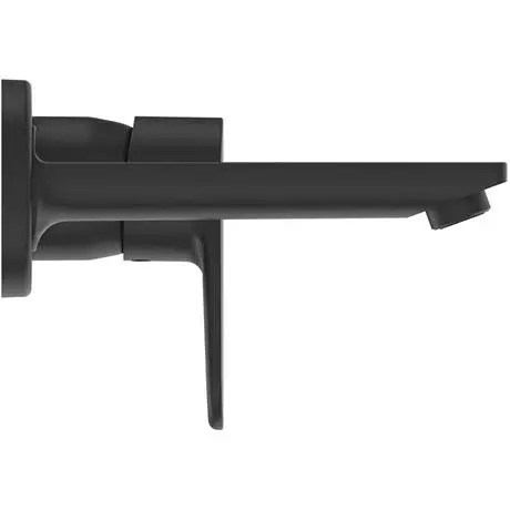 Ideal Standard Silk Black Cerafine O Wall Mounted Basin Mixer 2 Ideal Standard Silk Black Cerafine O Wall Mounted Basin Mixer - Image 2