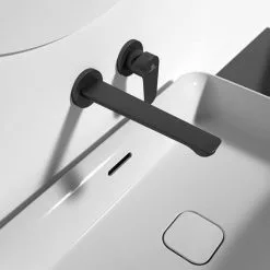 Ideal Standard Silk Black Cerafine O Wall Mounted Basin Mixer 7 Ideal Standard Silk Black Cerafine O Wall Mounted Basin Mixer -Basin Taps Shop BD133XG D2 460