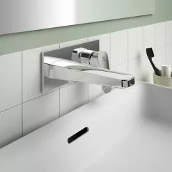 Ideal Standard Ceraplan Single Lever Wall Mounted Basin Mixer -Basin Taps Shop BD244AA D2 460