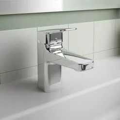 Ideal Standard Ceraplan Single Lever Basin Mixer with Click Waste - BD246AA -Basin Taps Shop BD246AA.ai1 460