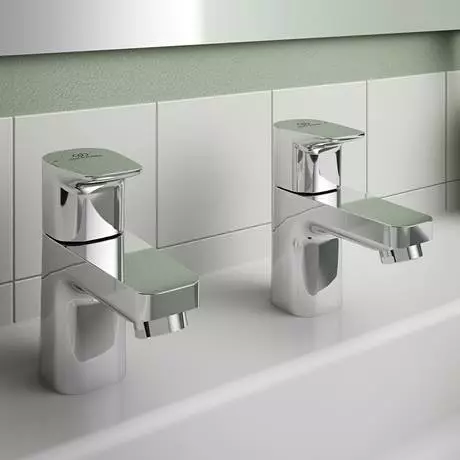 Ideal Standard Ceraplan Basin Pillar Taps - BD247AA 5 Ideal Standard Ceraplan Basin Pillar Taps - BD247AA - Image 5