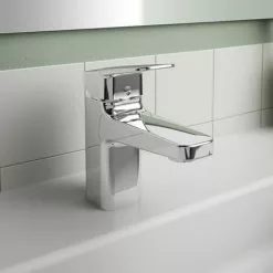 Ideal Standard Ceraplan Single Lever Basin Mixer with Pop-up Waste - BD221AA -Basin Taps Shop BD275AA D1 460 1