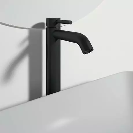 Ideal Standard Ceraline Silk Black Single Lever Tall Basin Mixer 3 Ideal Standard Ceraline Silk Black Single Lever Tall Basin Mixer - Image 3