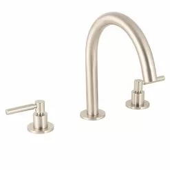 BagnoDesign M-Line Brushed Nickel 3 Hole Deck Mounted Basin Mixer