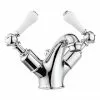 Crosswater Belgravia Lever Monobloc Basin Mixer Tap with Pop-up Waste - BL110DPC_LV