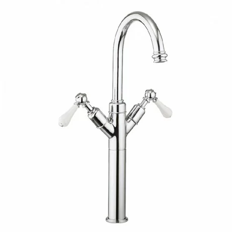Crosswater - Belgravia Lever Tall Monobloc Basin Mixer Tap - Chrome - BL118DNC_LV 1 Crosswater - Belgravia Lever Tall Monobloc Basin Mixer Tap - Chrome - BL118DNC_LV