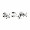 Crosswater - Belgravia Crosshead Wall Mounted 3 Hole Set Basin Mixer - BL131WNC