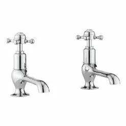 Crosswater - Belgravia Crosshead Long Nose Basin Taps - BL140DNC