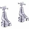 Burlington Claremont Regent - Chrome 3" Basin Taps - CLR1
