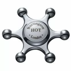 Burlington - Birkenhead Regent 2 Tap Hole Bridge Curved Spout Basin Mixer (230mm centers) w Invisible Overflow -Basin Taps Shop Birkenhead 375