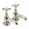Bristan 1901 Traditional Basin Pillar Taps - Gold Plated - N-1/2-G-CD