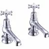 Burlington Birkenhead Regent Chrome 5" Basin Taps - BIR2