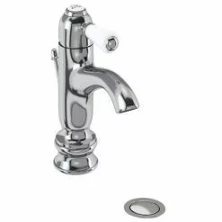 Burlington - Chelsea Regent Curved Mono Basin Mixer Tap with Pop Up Waste - CHR22