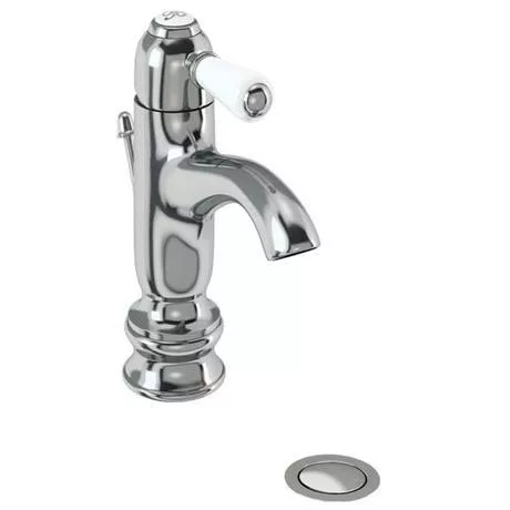 Burlington - Chelsea Regent Curved Mono Basin Mixer Tap with Pop Up Waste - CHR22 1 Burlington - Chelsea Regent Curved Mono Basin Mixer Tap with Pop Up Waste - CHR22
