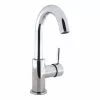 Crosswater - Design Side Lever Monobloc Basin Mixer with Waste - DE111DPC