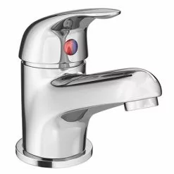 Modern Single Lever Basin Tap - Chrome - DTY305