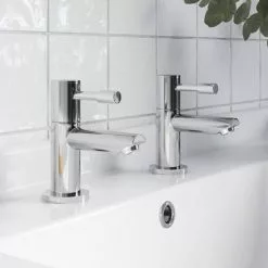 Nuie Series 2 Basin Taps - Chrome - FJ311 -Basin Taps Shop FJ311 D1 460