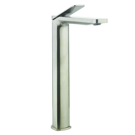 Crosswater Glide II Stainless Steel Effect Tall Mono Basin Mixer - GD112DNV 1 Crosswater Glide II Stainless Steel Effect Tall Mono Basin Mixer - GD112DNV