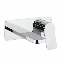Crosswater Glide II Chrome Wall Mounted 2 Hole Set Basin Mixer - GD121WNC