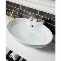 Crosswater - Belgravia Crosshead Monobloc Basin Mixer with Pop-up Waste - Nickel - HG110DPN -Basin Taps Shop HG110DPN D1 460