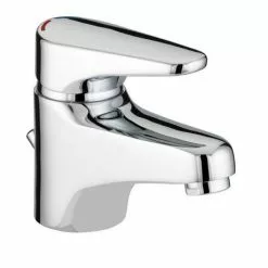 Bristan - Jute Basin Mixer with Eco Click - Chrome - JU-EBAS-C
