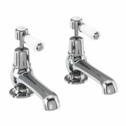 Burlington Kensington - Chrome Basin Taps 5" - KE2
