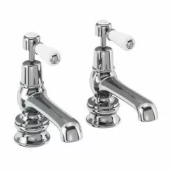 Burlington Kensington Regent - Chrome Basin Taps 5" - KER2