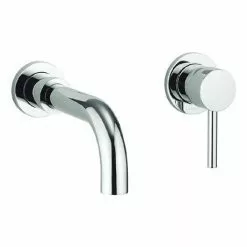 Crosswater - Fusion Wall Mounted 2 Hole Set Basin Mixer - MBFU120W