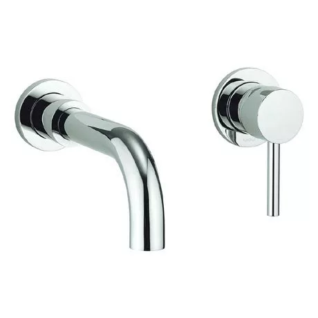 Crosswater - Fusion Wall Mounted 2 Hole Set Basin Mixer - MBFU120W 1 Crosswater - Fusion Wall Mounted 2 Hole Set Basin Mixer - MBFU120W