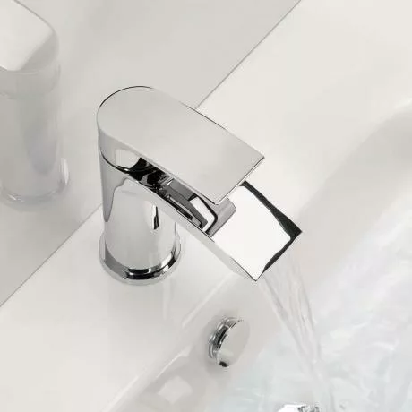 Crosswater Flow Monobloc Basin Mixer inc. Waste MBFW110P+ 2 Crosswater Flow Monobloc Basin Mixer inc. Waste MBFW110P+ - Image 2