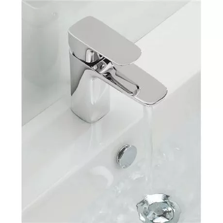 Crosswater - Serene Monobloc Basin Mixer with Click Clack Waste - MBSN110P+ 2 Crosswater - Serene Monobloc Basin Mixer with Click Clack Waste - MBSN110P+ - Image 2