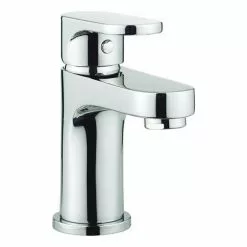 Crosswater - Style Mini Monobloc Basin Mixer with Click Clack Waste - MBST114P+