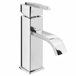 Milan Modern Mono Basin Mixer Tap - Chrome
