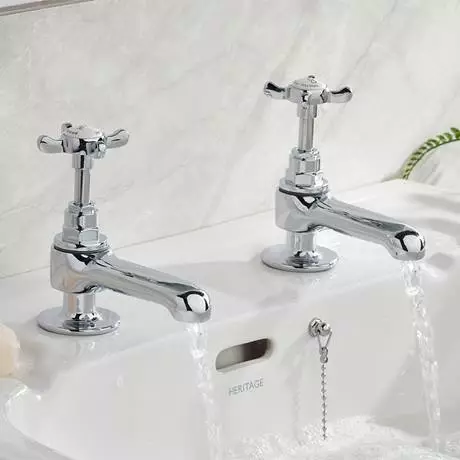 Bristan 1901 Basin Taps - Chrome 3 Bristan 1901 Basin Taps - Chrome - Image 3