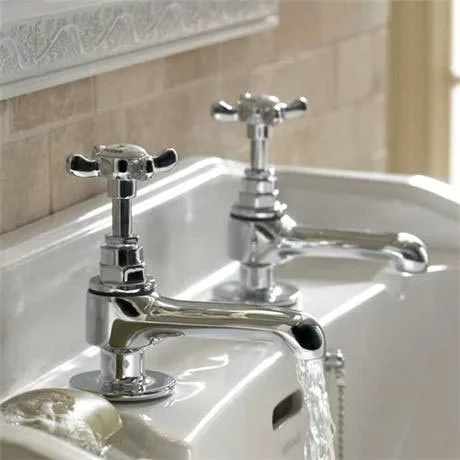 Bristan 1901 Basin Taps - Chrome 2 Bristan 1901 Basin Taps - Chrome - Image 2