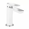 Crosswater Pier Monobloc Basin Mixer - White - PI110DNW