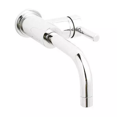 Hudson Reed - Tec Single Lever Wall Mounted Side Action Basin Mixer - PN381 1 Hudson Reed - Tec Single Lever Wall Mounted Side Action Basin Mixer - PN381