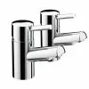 Bristan - Prism Contemporary Basin Taps - Chrome - PM-1/2-C