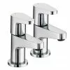 Bristan Quest Contemporary Basin Taps - Chrome - QST-1/2-C