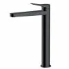 RAK - Petit Round Tall Basin Mixer Tap Matt Black - RAKPER3003B