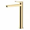 RAK Petit Round Tall Basin Mixer Tap Brushed Gold - RAKPER3003G