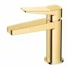 RAK - Petit Square Standard Basin Mixer Brushed Gold - RAKPES3001G